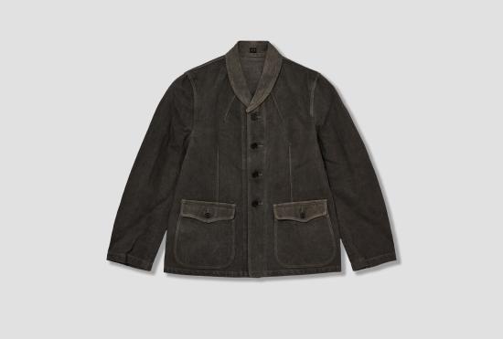 26SS 타이가 타카하시 자켓 LOT.327 모디파이드 숄 칼라 재킷 - SUMI TTSS26327