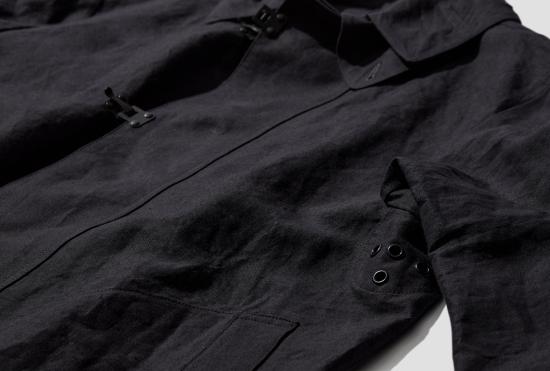 26SS 타이가 타카하시 코트 LOT.411 M-1918 레인 - 차콜 TTSS26411 - TAIGA TAKAHASHI