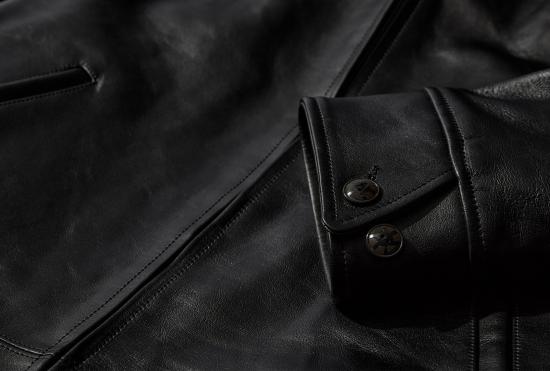 26SS 타이가 타카하시 가죽 자켓 LOT.802 코사크 가죽 재킷 - 블랙 말가죽 TTSS26802 - TAIGA TAKAHASHI