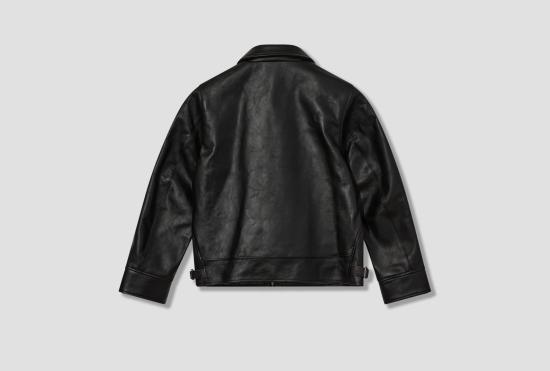 26SS 타이가 타카하시 가죽 자켓 LOT.802 코사크 가죽 재킷 - 블랙 말가죽 TTSS26802 - TAIGA TAKAHASHI