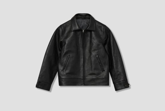 26SS 타이가 타카하시 가죽 자켓 LOT.802 코사크 가죽 재킷 - 블랙 말가죽 TTSS26802