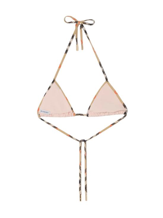 26SS 버버리 체크 트리밍 비키니 탑 8123666 C2989 - BURBERRY