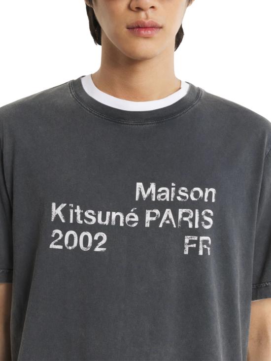 26SS 메종키츠네 반팔 티셔츠 PM00124KJ7036 0519 Grey - MAISON KITSUNE