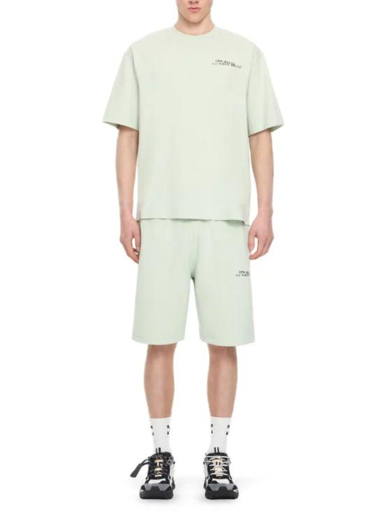 26SS 오프화이트 반팔 티셔츠 44MAA120S26J00M 331 GREEN - OFF WHITE