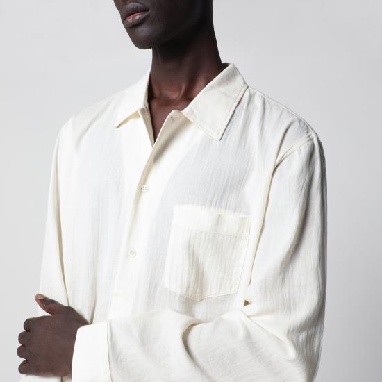 26SS 세퍼 긴팔 셔츠 FW23LEOPL White - SEFR