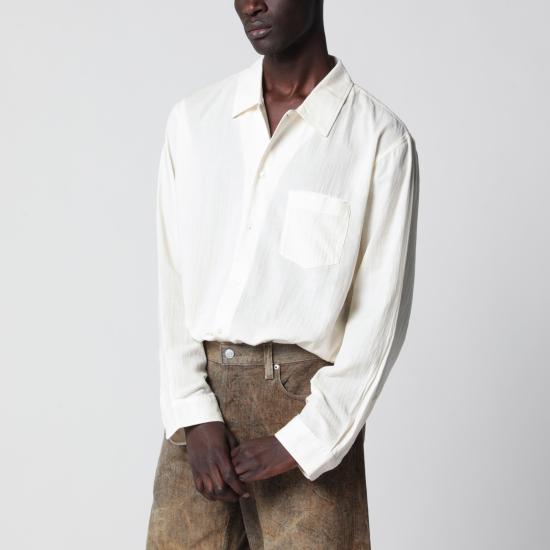 26SS 세퍼 긴팔 셔츠 FW23LEOPL White