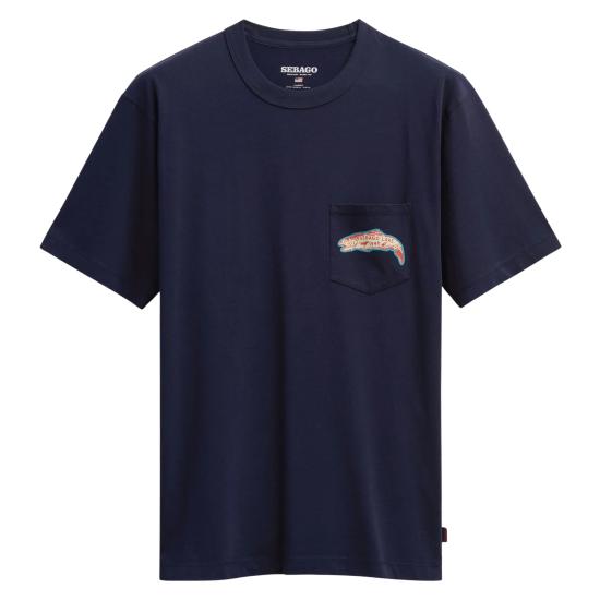 26SS 세바고 반팔 티셔츠 75121MW WQ1 BLUE DK