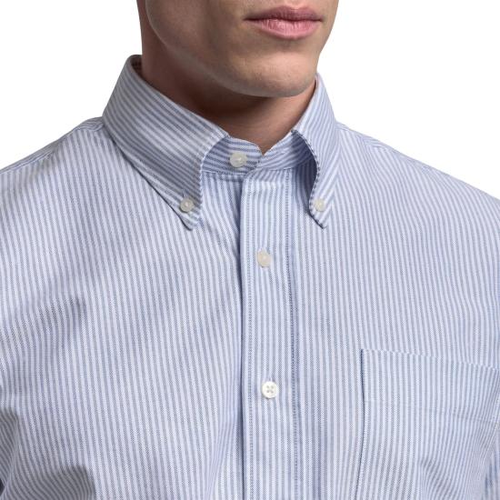 26SS 세바고 긴팔 셔츠 751271W A13 ROYAL BLUE WHITE - SEBAGO