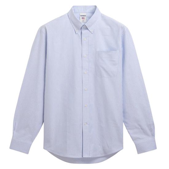 26SS 세바고 긴팔 셔츠 751271W A13 ROYAL BLUE WHITE