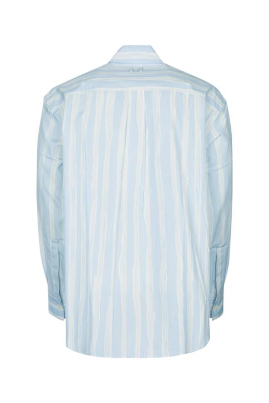 26SS 자크뮈스 긴팔 셔츠 SHM00605AW00691 3GT BLUEBEIGEGOUACHEPRINT - JACQUEMUS