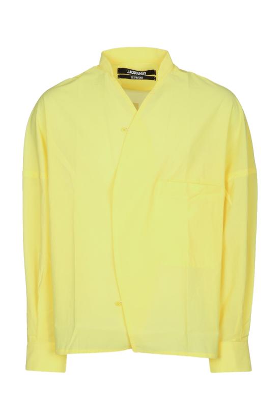 26SS 자크뮈스 긴팔 셔츠 SHM00599AW00777 250 Yellow