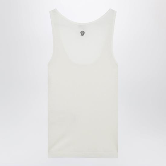 26SS 베르사체 민소매 티셔츠 10236981A17548 White - VERSACE