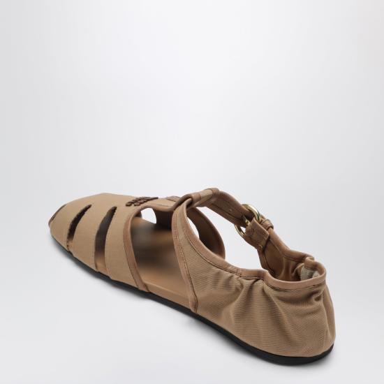 26SS 미우미우 샌들 5E635F0053ZMT Brown - MIU MIU