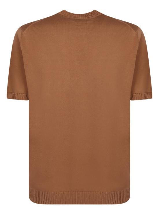 26SS 델 오글리오 반팔 티셔츠 GC3MC CR14R 070 Brown - DELL'OGLIO