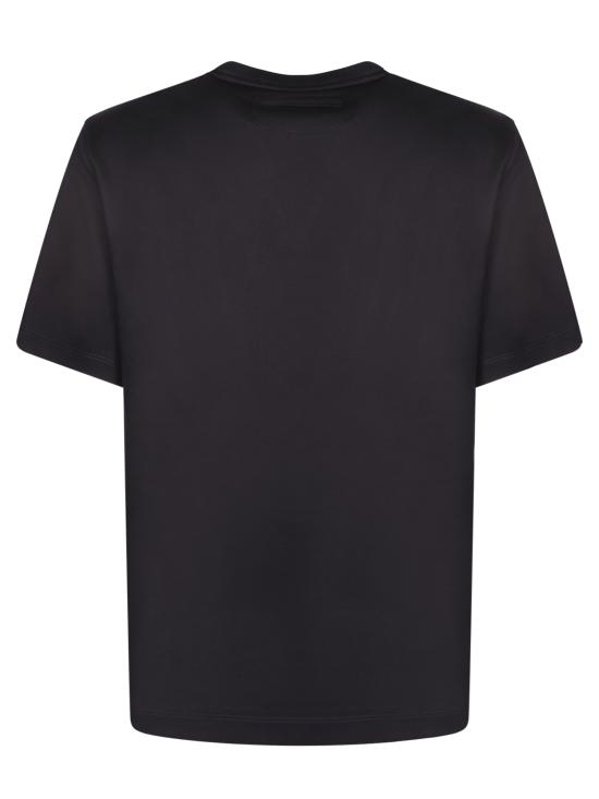 26SS 에르메네질도제냐 반팔 티셔츠 UH335A3 H771 B09 Blue - ERMENEGILDO ZEGNA