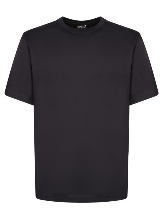 26SS 에르메네질도제냐 반팔 티셔츠 UH335A3 H771 B09 Blue