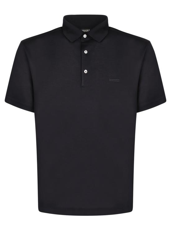 26SS 에르메네질도제냐 폴로 티셔츠 UH348A3 H794 B09 Blue