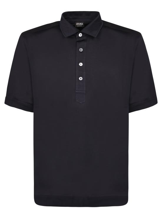 26SS 에르메네질도제냐 폴로 티셔츠 UH386A3 H774 B09 Blue