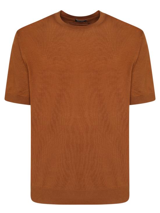 26SS 에르메네질도제냐 반팔 티셔츠 UHC90A3 C10 N05 Brown
