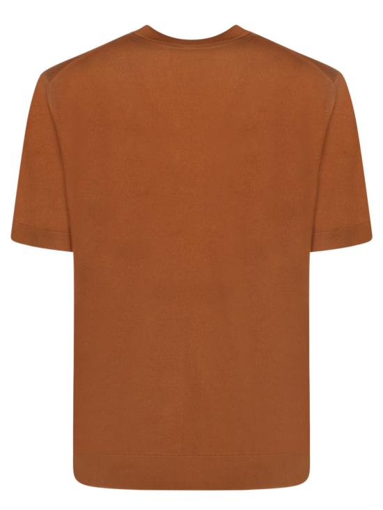 26SS 에르메네질도제냐 반팔 티셔츠 UHC90A3 C10 N05 Brown - ERMENEGILDO ZEGNA