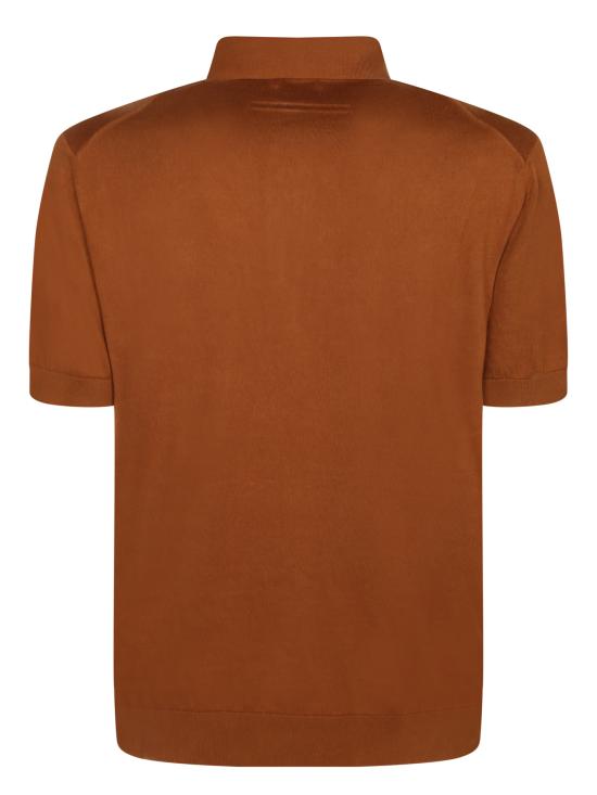 26SS 에르메네질도제냐 폴로 티셔츠 UHC90A3 C32 N05 Brown - ERMENEGILDO ZEGNA