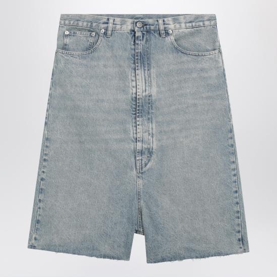 26SS 마르지엘라 드롭드 라이즈 데님 버뮤다 S67MU0065M30066 Light blue