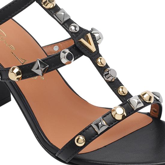 26SS 비아로마 샌들 4642 A34NERO Black - VIA ROMA