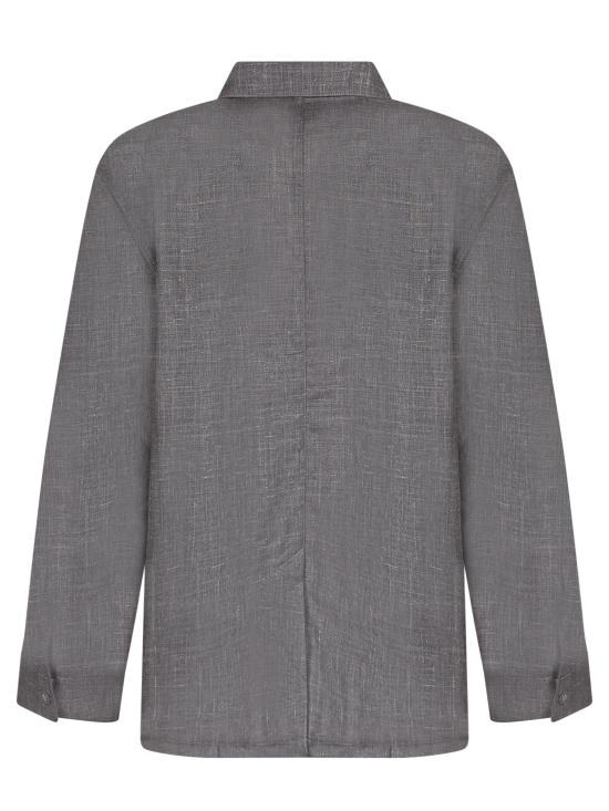 26SS 오피신 제네랄 수트 자켓 MTLG400PRE MIDGREYECR White - OFFICINE GENERALE