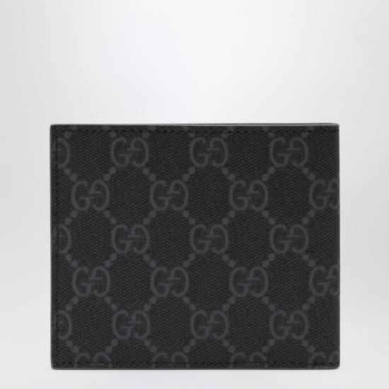 26SS 구찌 GG 바이폴드 지갑 768243FACQC Black - GUCCI