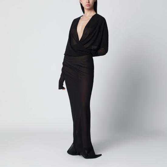 26SS 엔타이어 스튜디오 롱 원피스 ESSS26DR02016PL Black