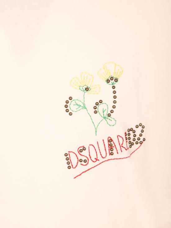 26SS 디스퀘어드2 반팔 티셔츠 S71GD1647 D20020 103 White - DSQUARED2