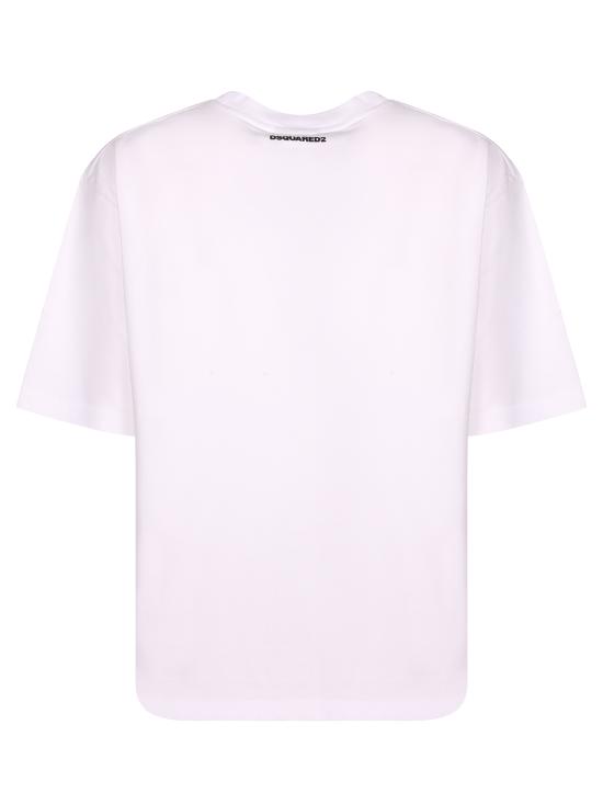 26SS 디스퀘어드2 반팔 티셔츠 S78GD0121 D20033 100 White - DSQUARED2