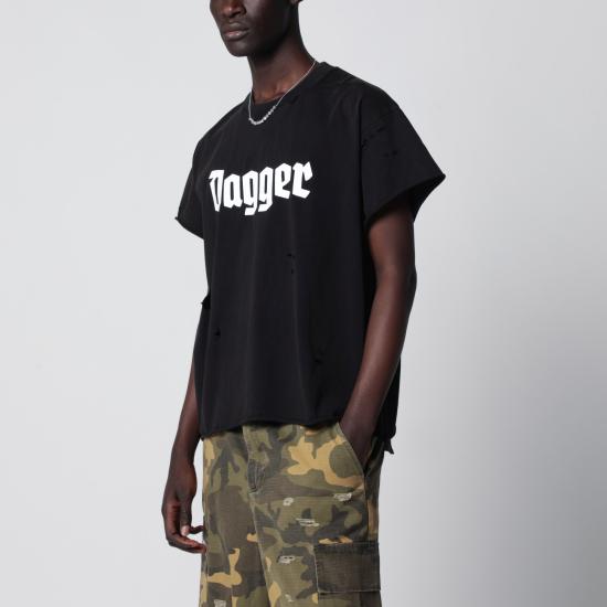 26SS DAGGER 반팔 티셔츠 10012CO Black