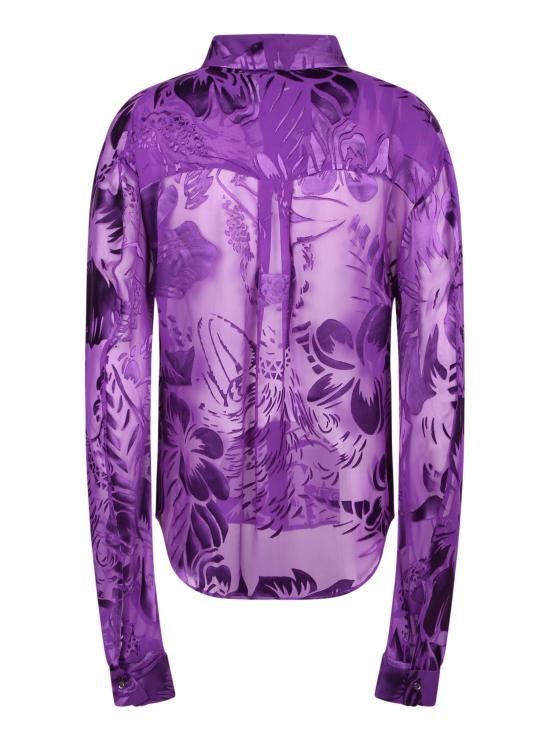 26SS 디스퀘어드2 블라우스 S72DL0786 D35482 382 Purple - DSQUARED2