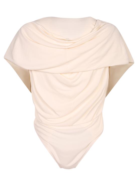 26SS 알라이아 바디수트 티셔츠 AA9B0426 J090C 160 White - ALAIA