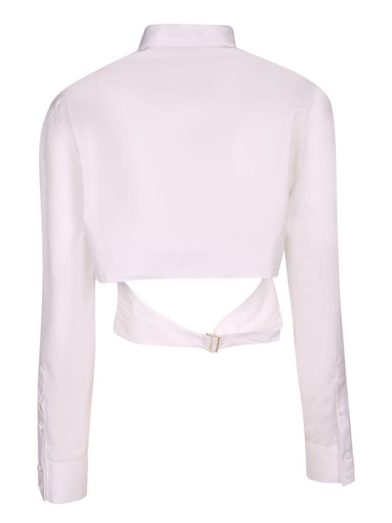 26SS 알라이아 셔츠 AA9C0998 T611C 000 White - ALAIA