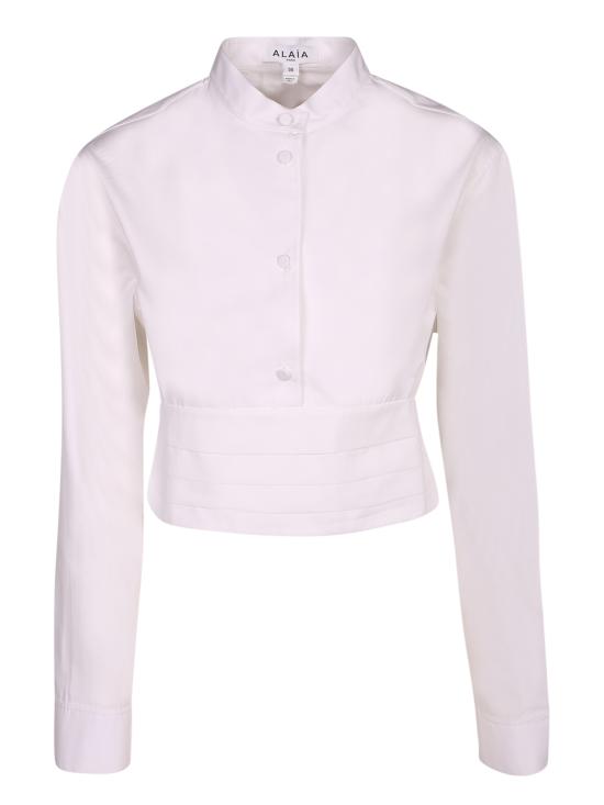 26SS 알라이아 셔츠 AA9C0998 T611C 000 White