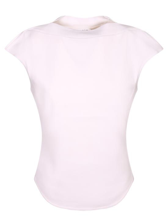26SS 알라이아 민소매 티셔츠 AA9I0021 J095C 000 White