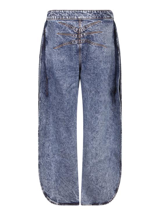 26SS 알라이아 페탈 데님 팬츠 AA9P0253 T535C 524 Blue - ALAIA