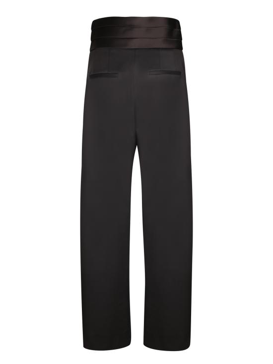 26SS 알라이아 스트레이트 팬츠 AA9P1292 T615C 995 Black - ALAIA