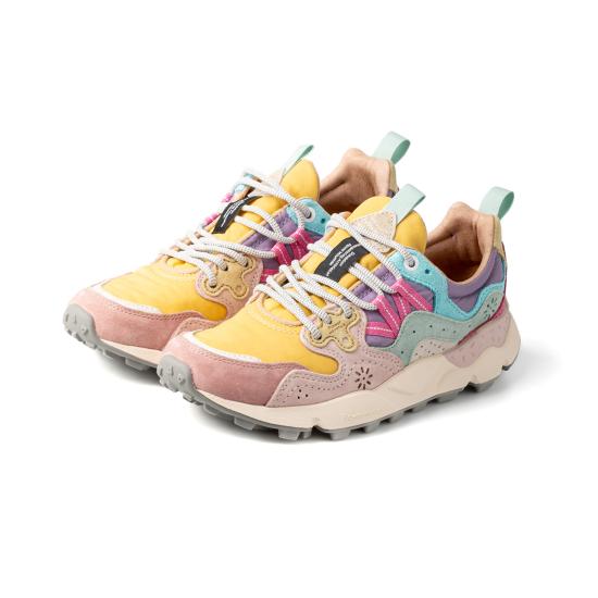 26SS 플라워 마운틴 스니커즈 0012017817 01 1H07 PINK OCHER LIGHT PINK MultiColour - FLOWER MOUNTAIN