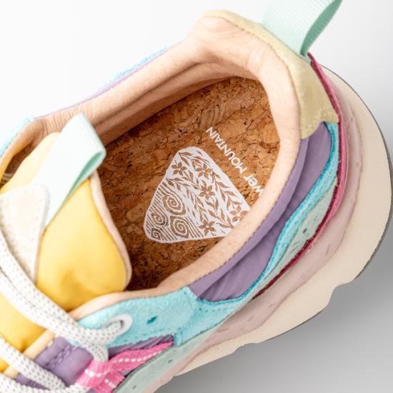 26SS 플라워 마운틴 스니커즈 0012017817 01 1H07 PINK OCHER LIGHT PINK MultiColour - FLOWER MOUNTAIN