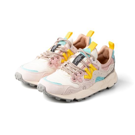 26SS 플라워 마운틴 스니커즈 0012017817 01 1B54 LIGHT PINK OFF WHITE PINK MultiColour - FLOWER MOUNTAIN