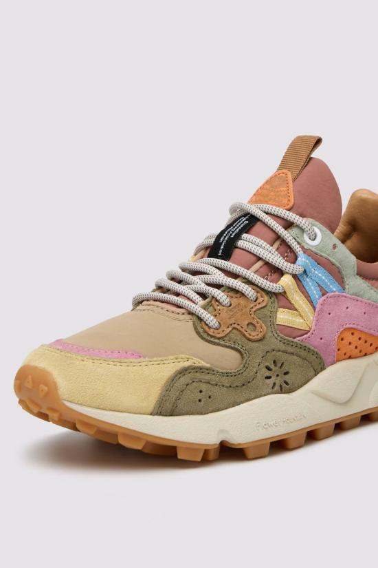 26SS 플라워 마운틴 스니커즈 0012017817 01 1E93 CREAM MILITARY PINK MultiColour - FLOWER MOUNTAIN