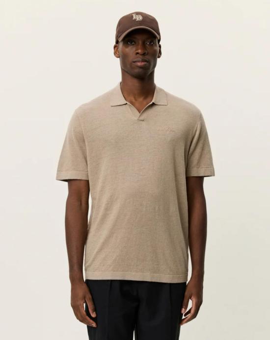 26SS 레듀 폴로 티셔츠 1001298 810 Dark sand - LES DEUX