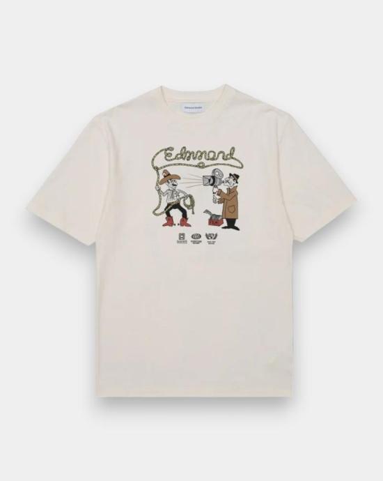 26SS 에드몬드 스튜디오 반팔 티셔츠 WESTERN PLAIN WHITEWHITE White