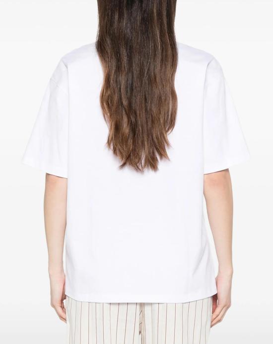 26SS 가니 반팔 티셔츠 A1050188 151 White - GANNI