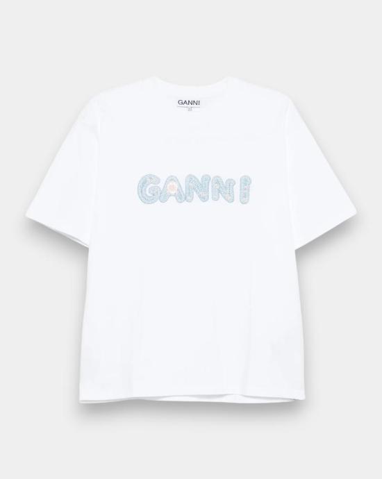 26SS 가니 반팔 티셔츠 A1050188 151 White