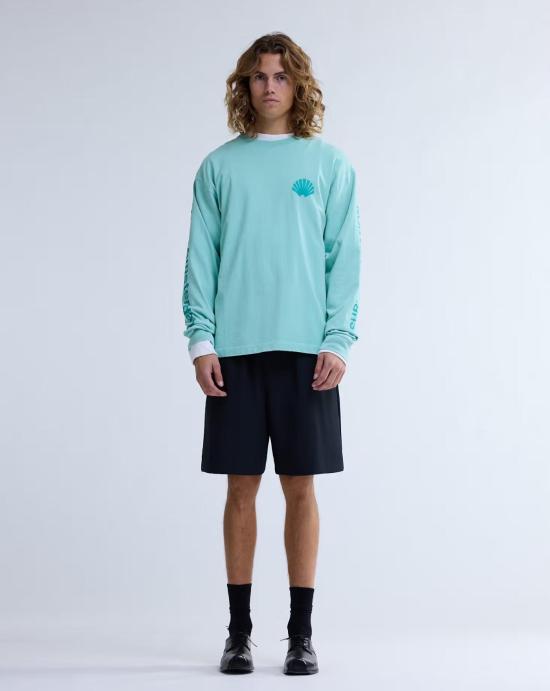 26SS 뉴 암스테르담 서프 어쏘시에이션 셔츠 2601106002 WAVE SEA GREEN Wave sea green - NEW AMSTERDAM SURF ASSOCIATION