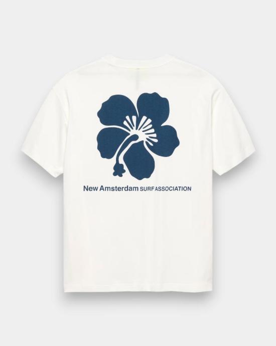 26SS 뉴 암스테르담 서프 어쏘시에이션 반팔 티셔츠 2601078001 WASHED WHITE Washed white - NEW AMSTERDAM SURF ASSOCIATION